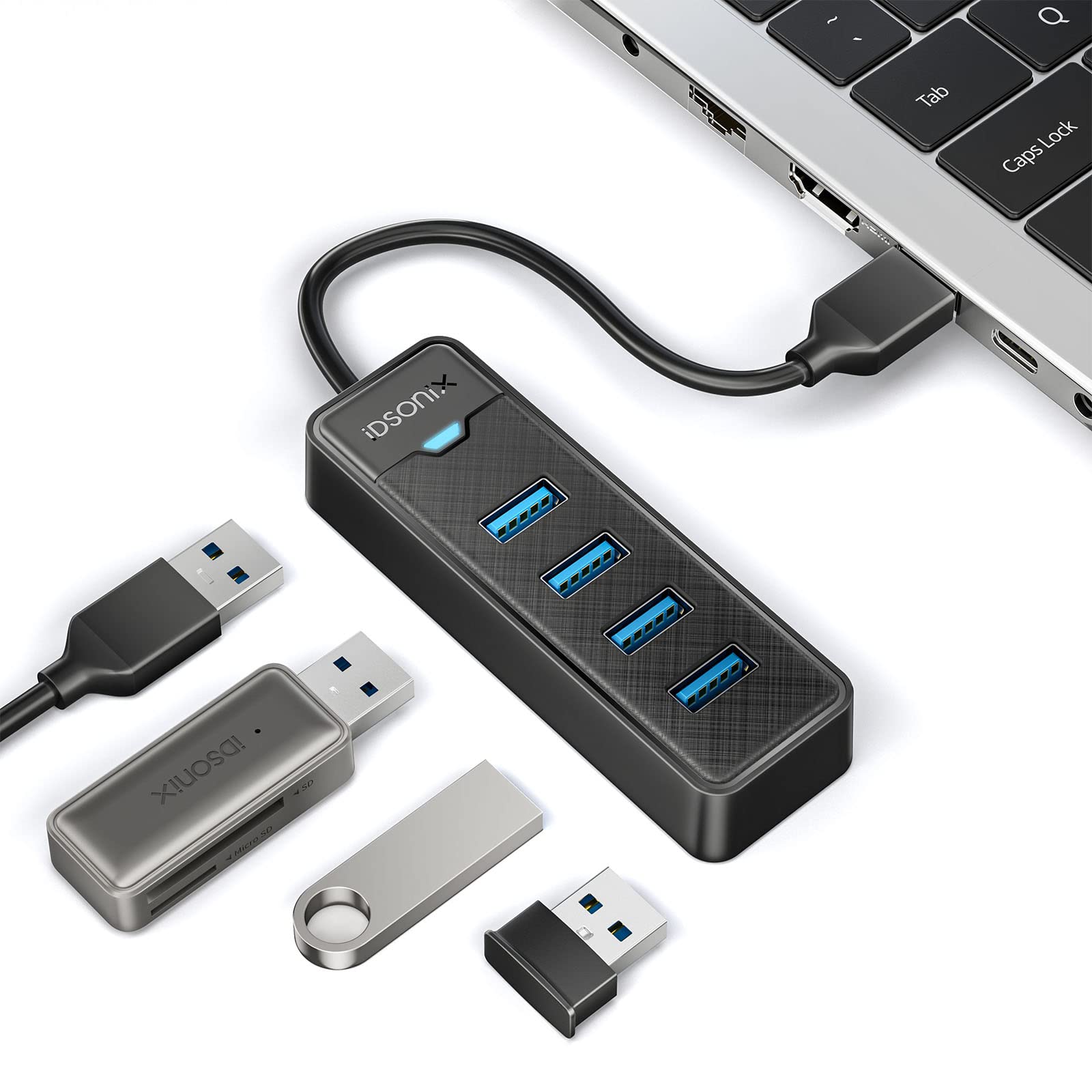 Hub Usb Idsonix De 4 Puertos Usb 3.0 De 5 Gbps Para Portátil Macbook Air - Venta Internacional. $358