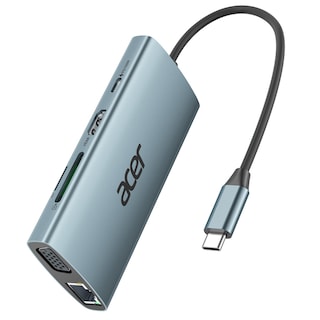 Foto 1 | Hub USB C Acer 9 en 1 con HDMI 4K carga PD de 100 W y múltiples puertos USB-A 3.1