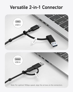 Foto 5 | Hub Usb-c Anker 11 En 1 De 10 Gbps De Datos Con 4 Puertos Usb-a Y 4 Usb-c - Venta Internacional