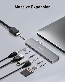 Foto 3 | Hub Usb C Anker 7 En 2 Para Macbook Con Suministro De Alimentación De 100 W - Venta Internacional.