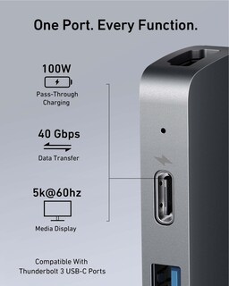 Foto 4 | Hub Usb C Anker 7 En 2 Para Macbook Con Suministro De Alimentación De 100 W - Venta Internacional.