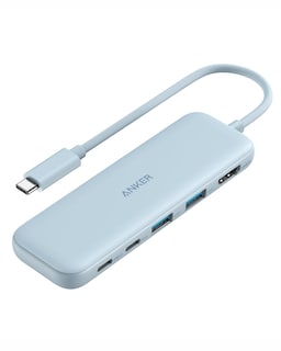 Foto 1 | Hub Usb-c Anker 332 5 En 1 Con Hdmi 4k, Puertos Usb-c/a De 5 Gbps, Azul - Venta Internacional.