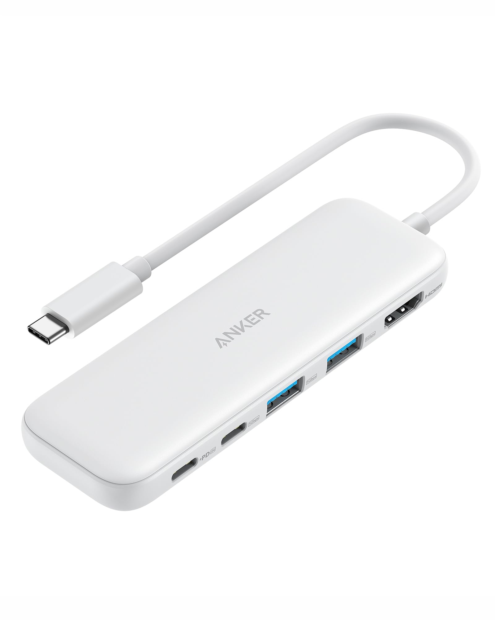 Foto 2 pulgar | Hub Usb-c Anker 332 5 En 1 Con Hdmi 4k Para Macbook Pro, Color Blanco - Venta Internacional.