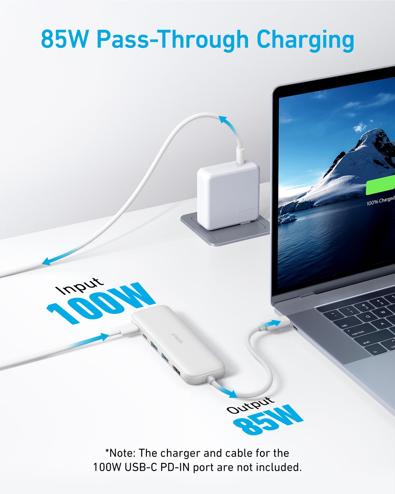 Foto 4 pulgar | Hub Usb-c Anker 332 5 En 1 Con Hdmi 4k Para Macbook Pro, Color Blanco - Venta Internacional.
