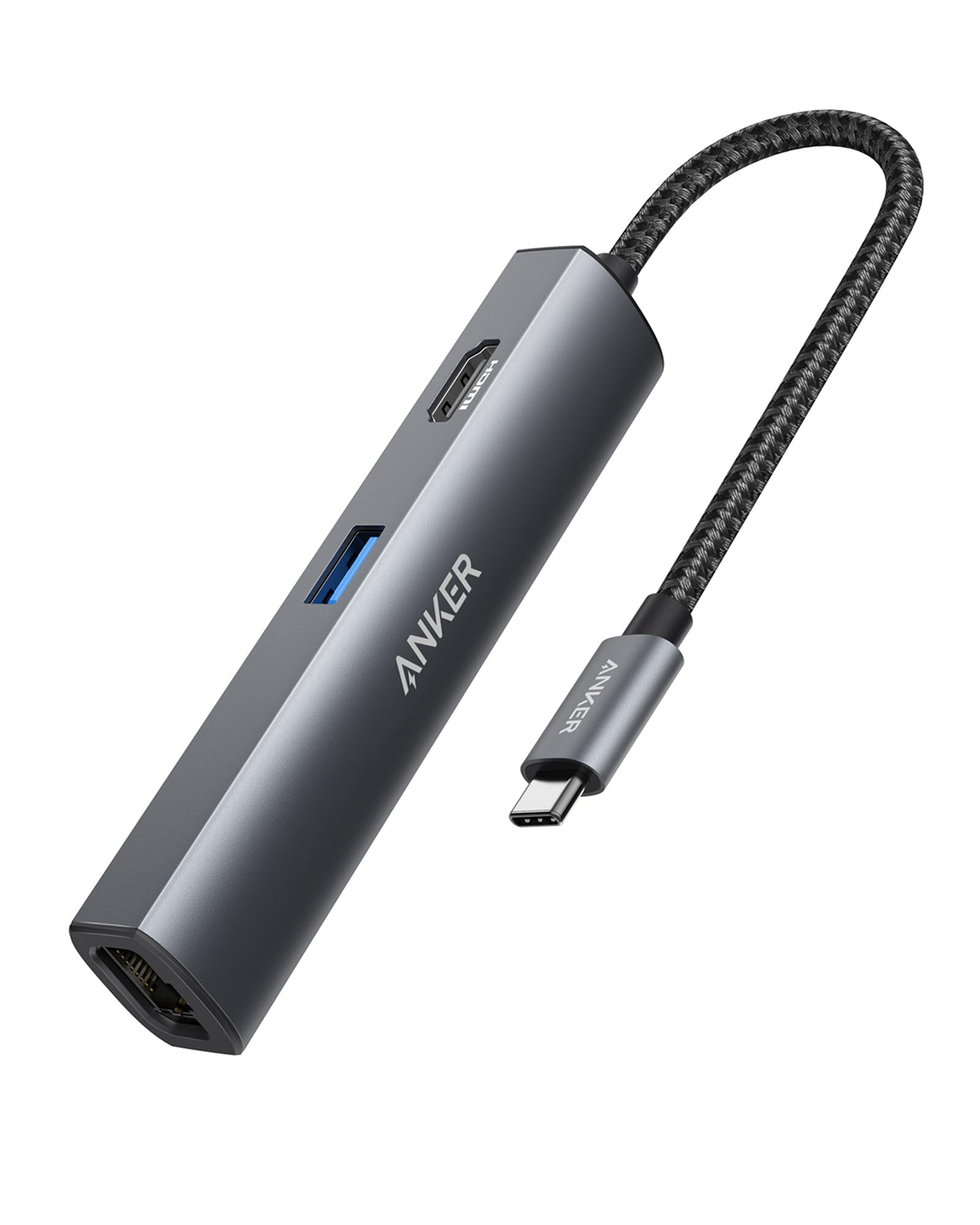 Foto 1 | Adaptador Usb C Hub Anker 5 En 1 Con Puerto Hdmi Y Ethernet 4k - Venta Internacional.