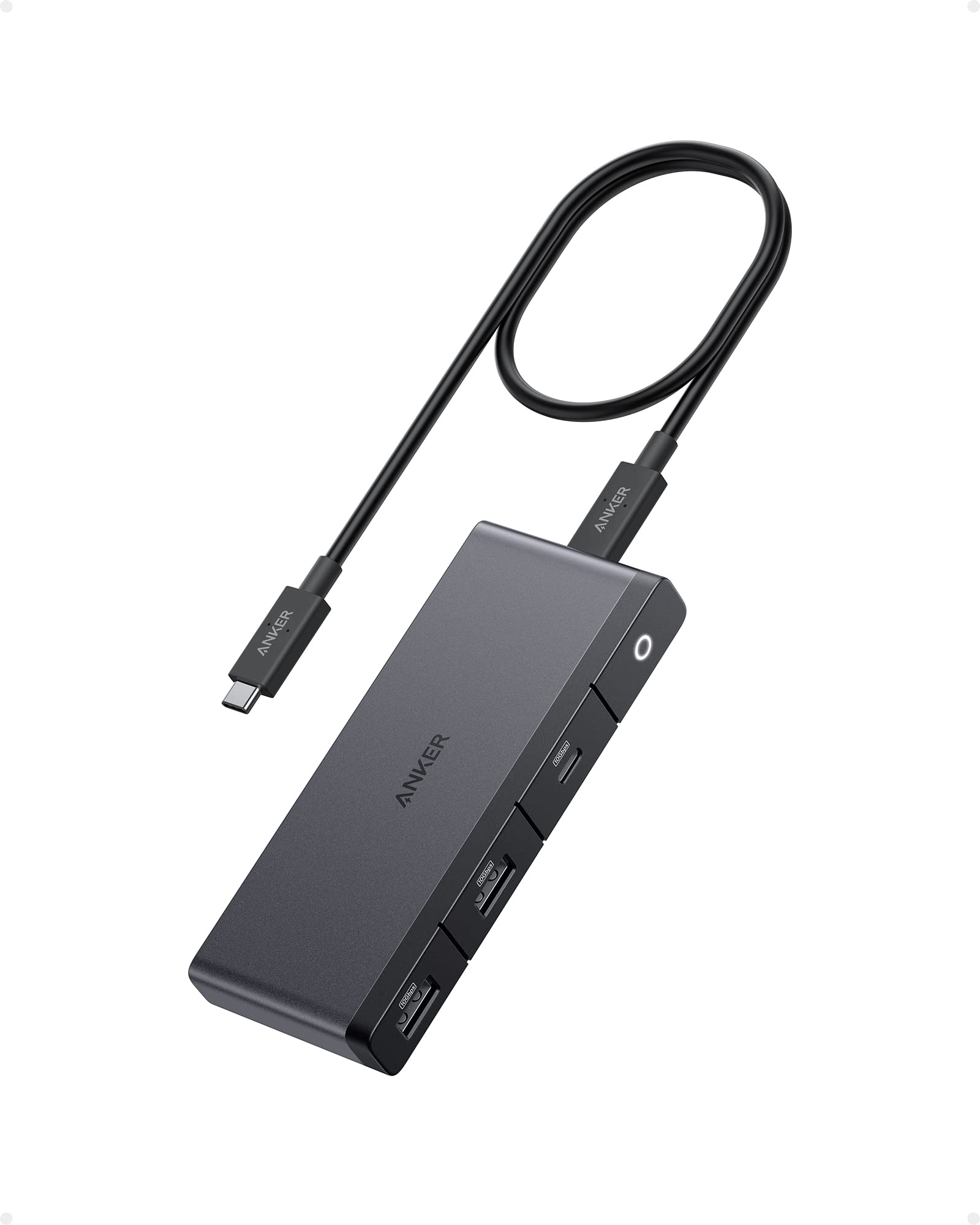Foto 2 pulgar | Hub Usb-c Anker 556 Usb4 8 En 1 Con Cable De 0,5 M De 10 Gbps Negro - Venta Internacional.