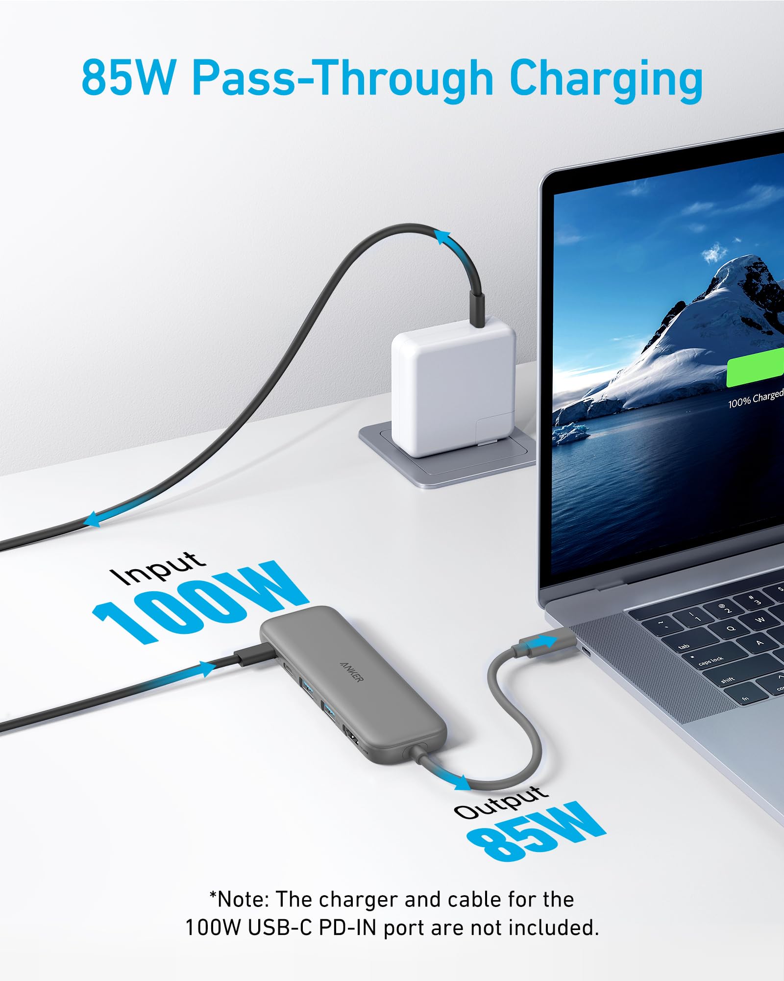 Foto 4 pulgar | Hub Usb-c Anker 332 5 En 1 Con Hdmi 4k, Puertos Usb-c/a De 5 Gbps, Gris - Venta Internacional.
