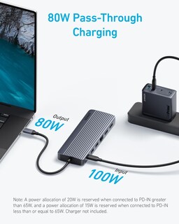 Foto 6 | Estación De Acoplamiento Anker Usb C 14 En 1 Con Hdmi 4k Y Pd De 100 W - Venta Internacional.