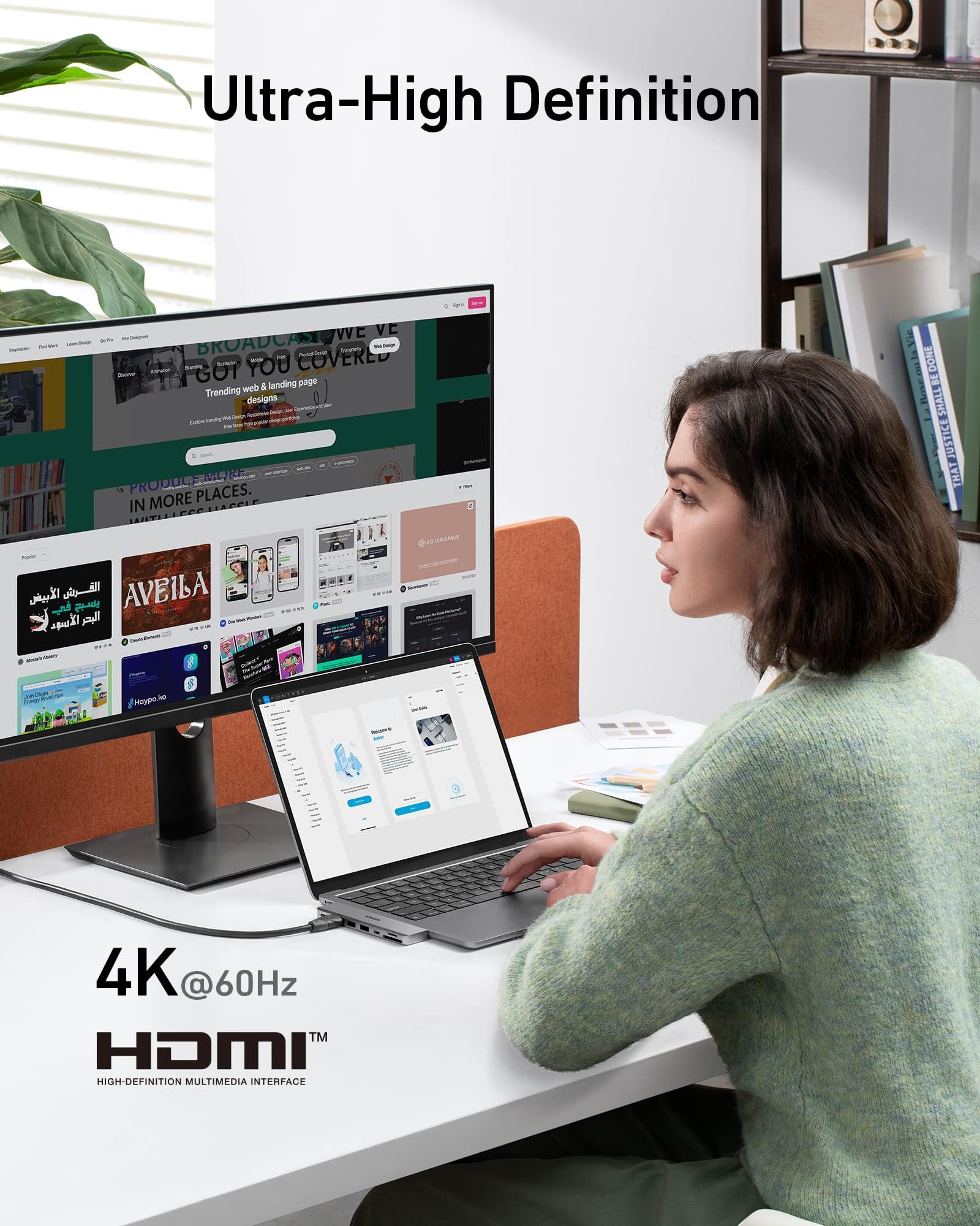 Foto 5 pulgar | Hub Usb C Anker 547 7 En 2 Con Hdmi 4k Para Macbook Thunderbolt 4 - Venta Internacional.