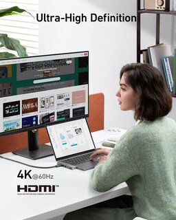 Foto 4 | Hub Usb C Anker 547 7 En 2 Con Hdmi 4k Para Macbook Thunderbolt 4 - Venta Internacional.