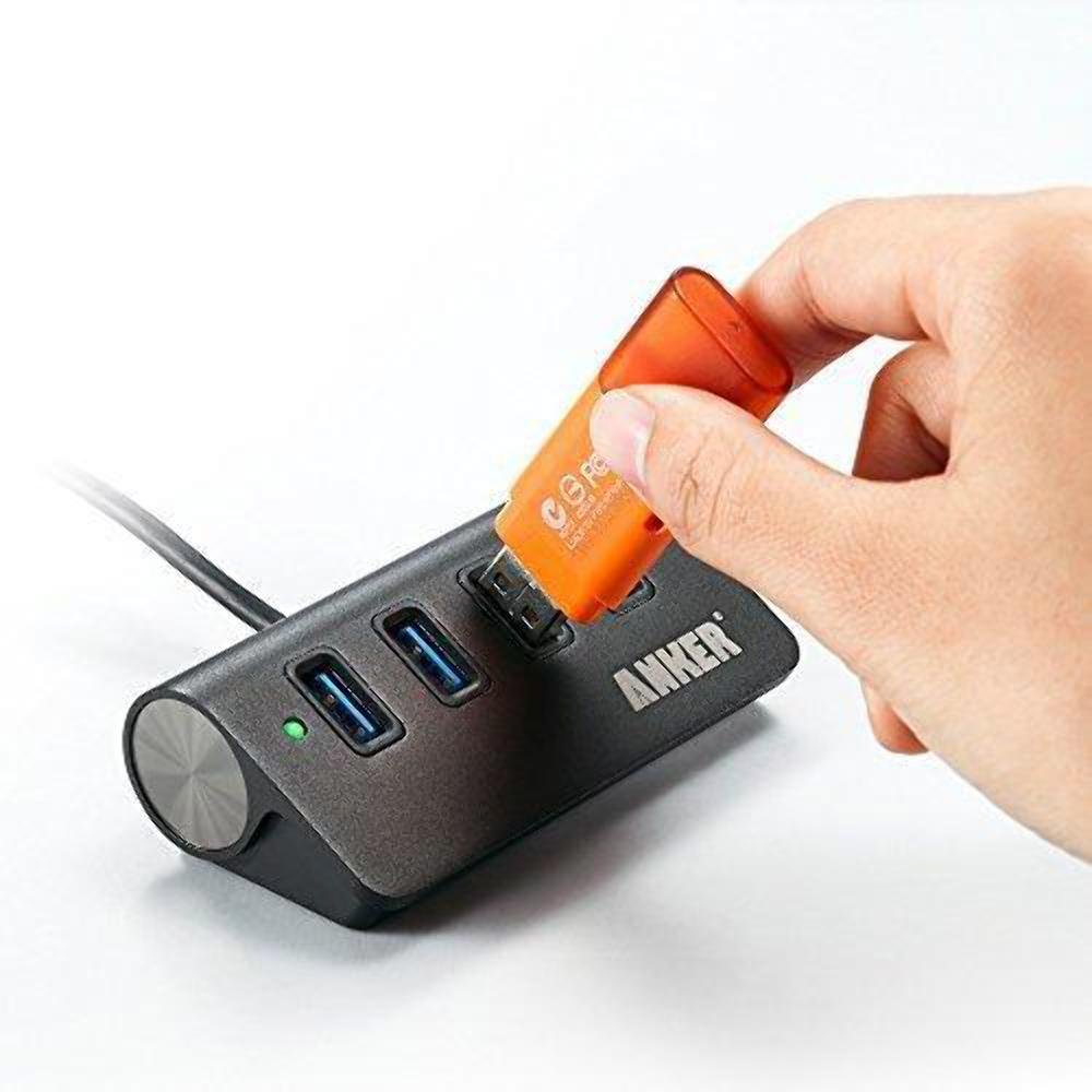 Foto 6 pulgar | Hub De Datos Usb Anker Usb 3.0 De 4 Puertos Para Macbook, Xps, Pc Y Más - Venta Internacional.