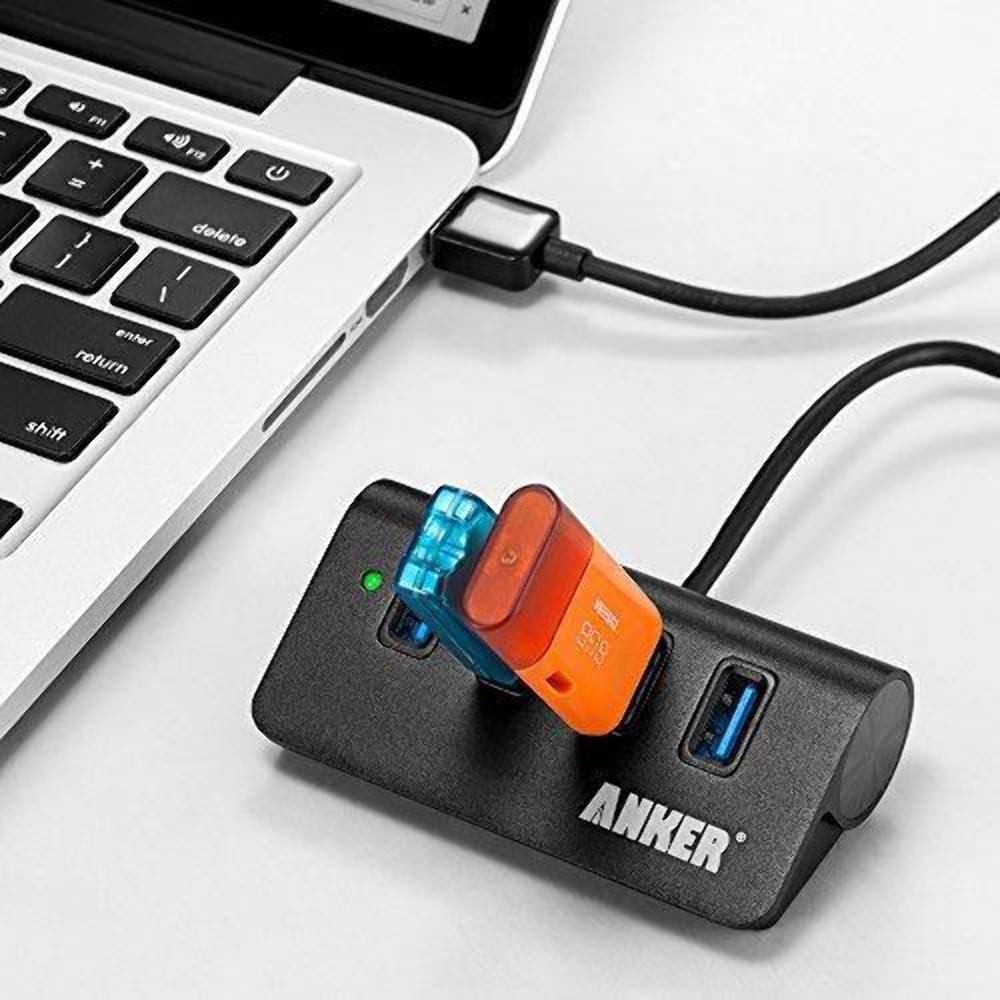 Foto 7 pulgar | Hub De Datos Usb Anker Usb 3.0 De 4 Puertos Para Macbook, Xps, Pc Y Más - Venta Internacional.