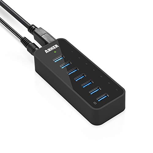 Foto 2 pulgar | Hub De Datos Usb 3.0 Anker De 7 Puertos Con Adaptador De Alimentación De 36 W - Venta Internacional.