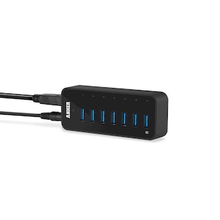 Foto 6 | Hub De Datos Usb 3.0 Anker De 7 Puertos Con Adaptador De Alimentación De 36 W - Venta Internacional.
