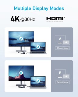 Foto 5 | Hub Usb-c Anker 332 5 En 1 Con Pantalla Hdmi 4k Para Macbook - Venta Internacional.