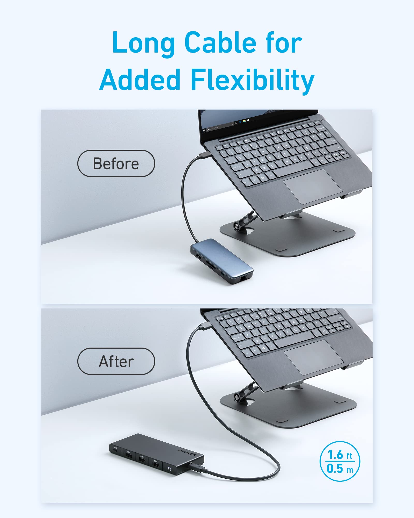 Foto 6 | Hub Usb C Anker 10 En 1 Con Suministro De Energía De 100 W, Hdmi Dual 4k - Venta Internacional.