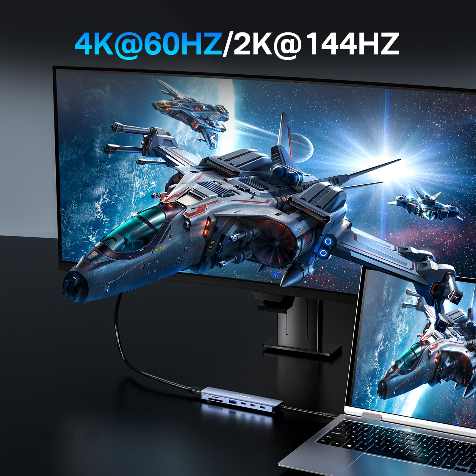 Foto 4 | Divisor Usb C Acasis 7 En 1 Con 4k @60hz Hdmi 100 W Pd - Venta Internacional.