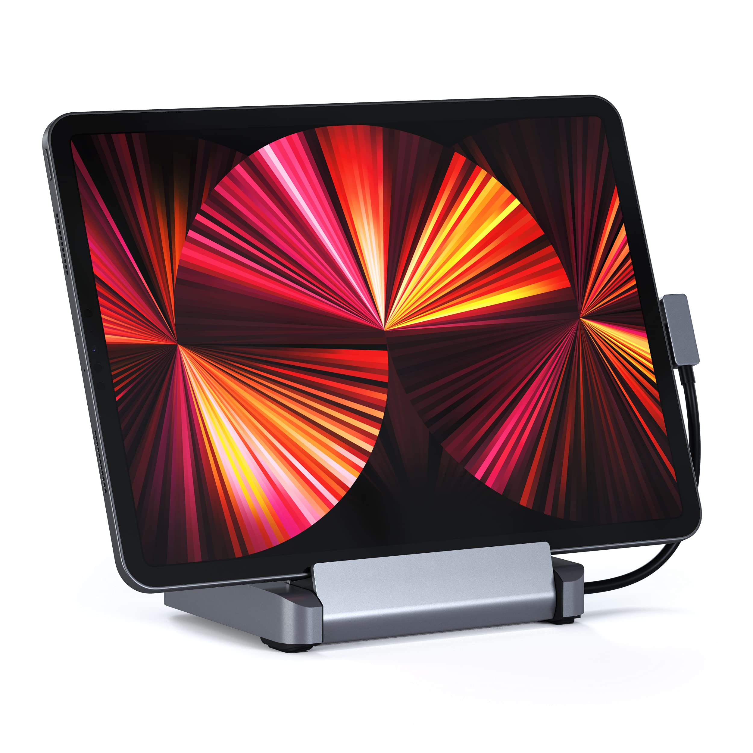 Foto 2 pulgar | Soporte Y Hub Usb C De Aluminio Satechi Para Ipad Pro 6 En 1 - Venta Internacional.