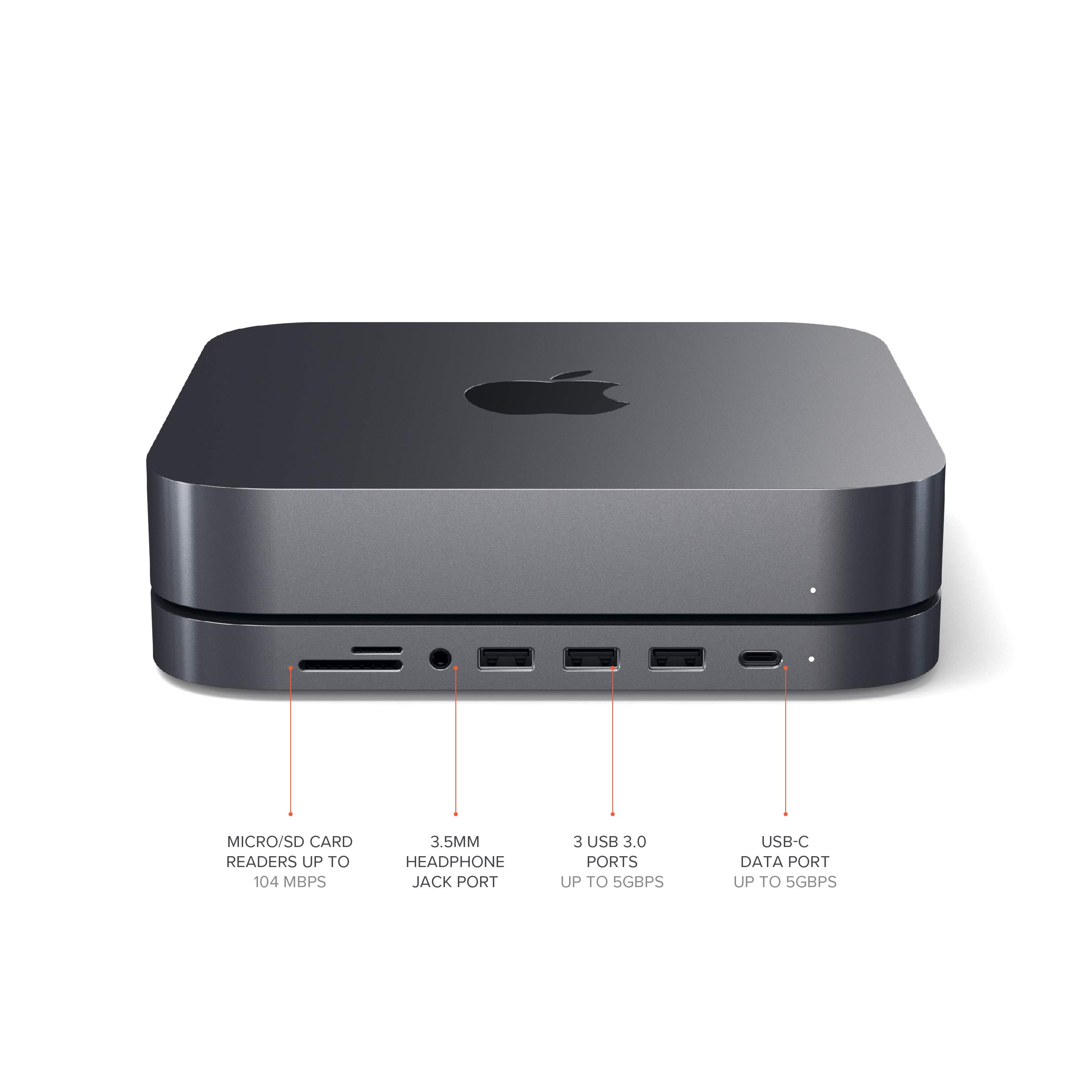 Foto 2 | Hub Usb C Satechi Tipo C, Soporte Y Hub De Aluminio Para Mac Mini - Venta Internacional.