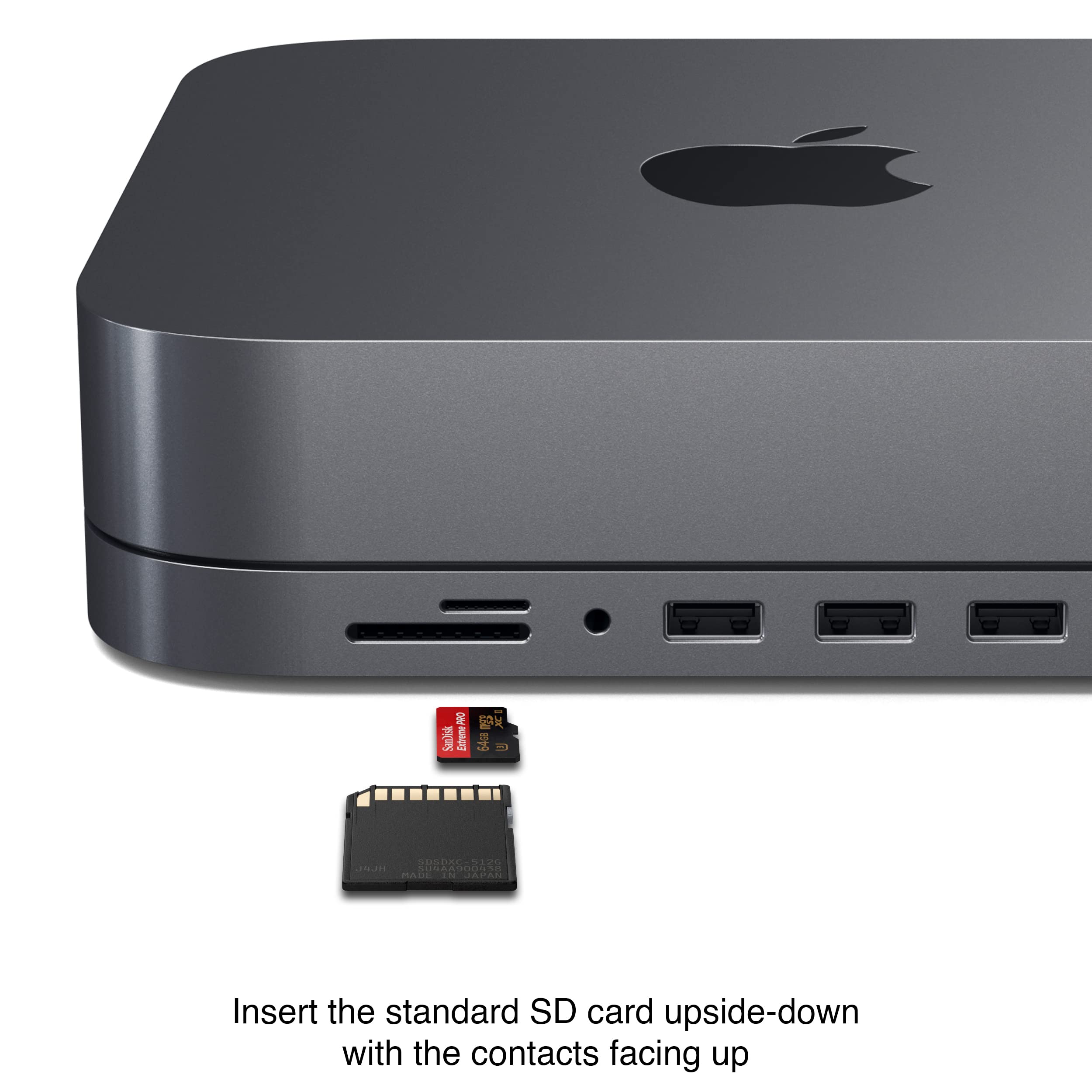 Foto 4 pulgar | Hub Usb C Satechi Tipo C, Soporte Y Hub De Aluminio Para Mac Mini - Venta Internacional.