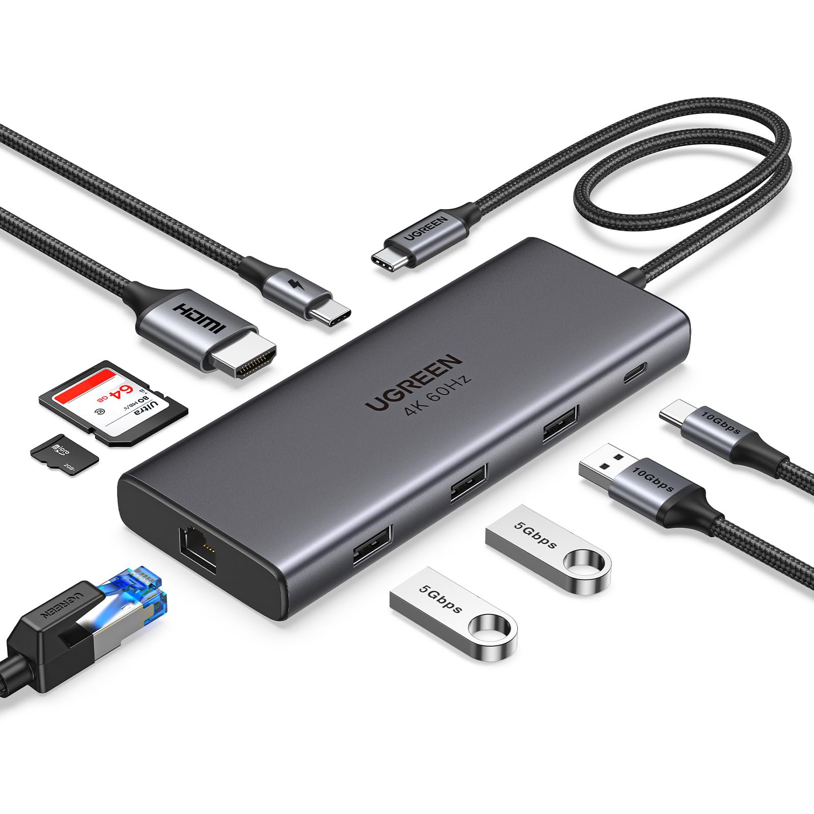 Foto 2 pulgar | Puertos Múltiples Ugreen para Usb-Venta Internacional