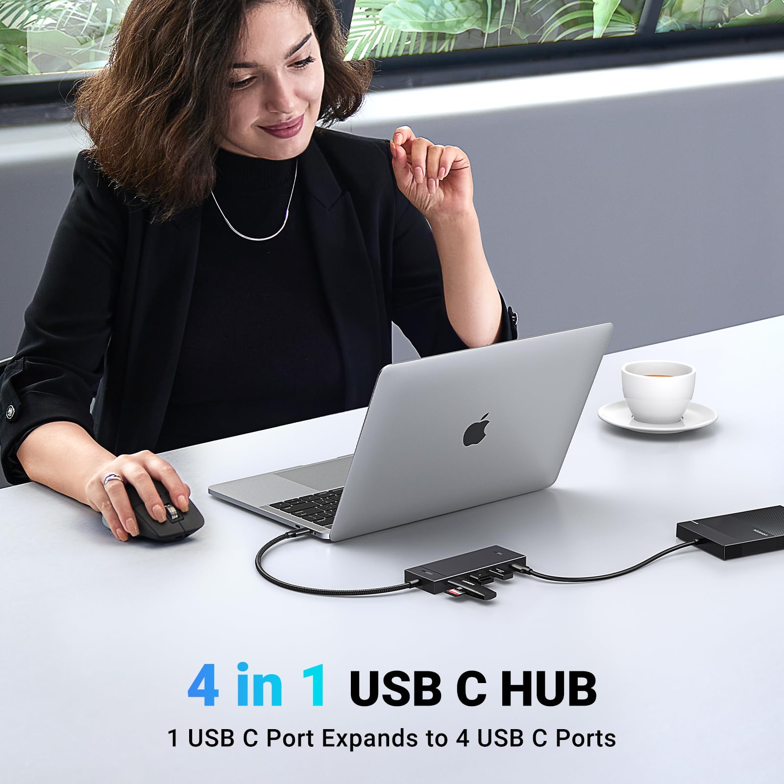 Foto 4 pulgar | Adaptador Ugreen Usb-C Hub 4 en 1 3.2 10 Gbps - Venta Internacional