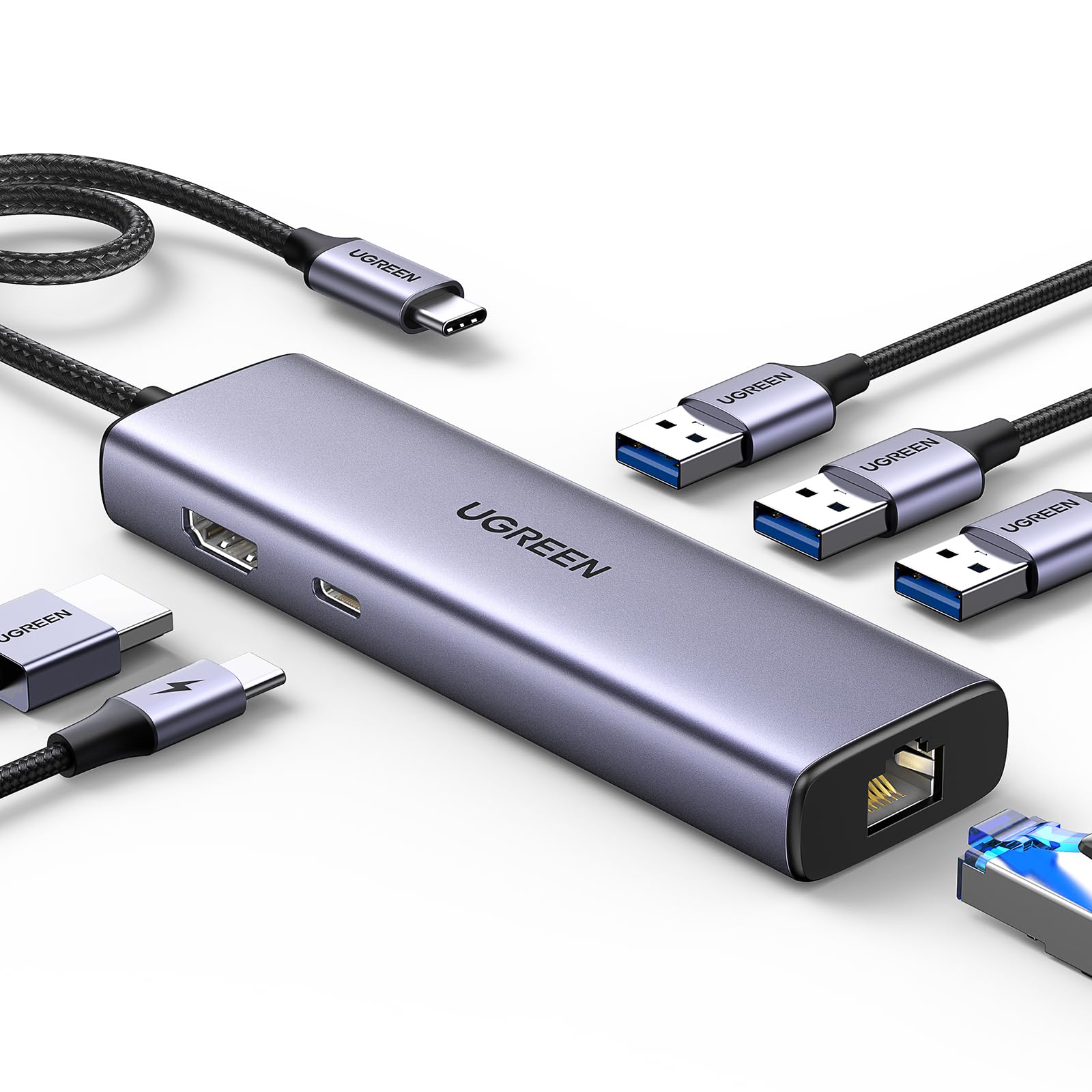 Puertos Múltiples Ugreen para Usb-Venta Internacional