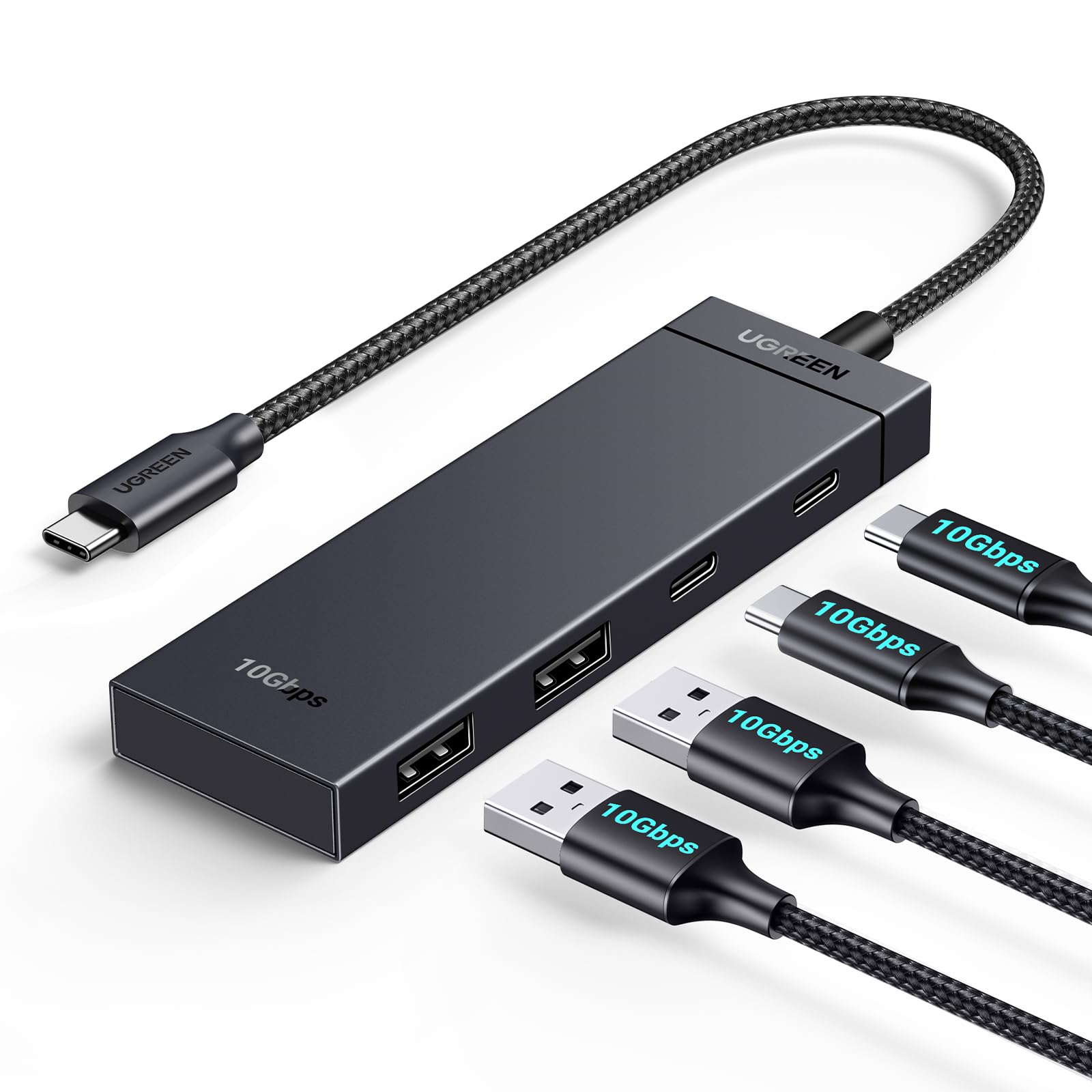 Foto 2 pulgar | Adaptador Ugreen Usb y Usb-C Hub 4 en 1 10 Gbps 3.2 - Venta Internacional