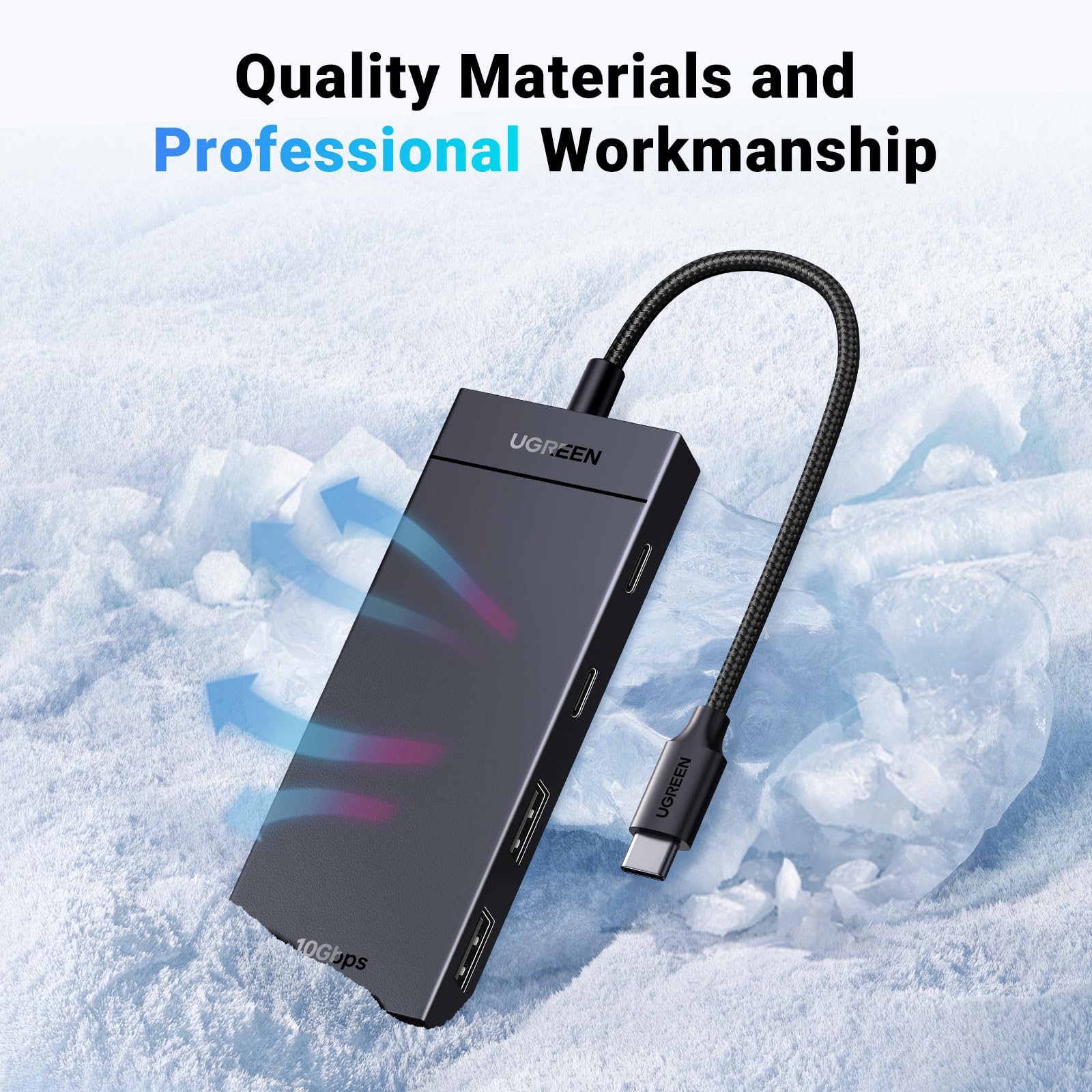 Foto 7 pulgar | Adaptador Ugreen Usb y Usb-C Hub 4 en 1 10 Gbps 3.2 - Venta Internacional