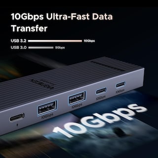 Foto 4 | Hub Usb-c Ugreen Revodok Pro 6 En 1, 10 Gbps, Hdmi 4k, 60 Hz, 100 W - Venta Internacional.