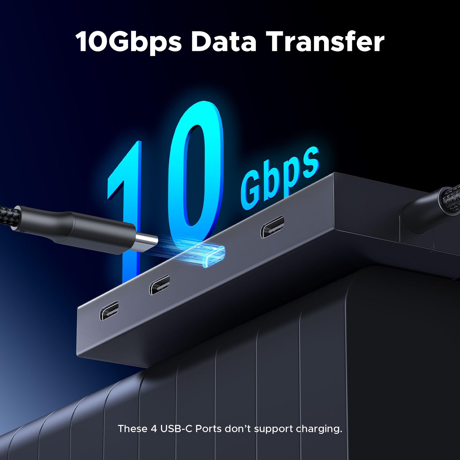 Foto 3 | Hub Usb C Ugreen Pd 100 W 10 Gbps 5 En 1 Con 4 Usb-c 3.2 - Venta Internacional.