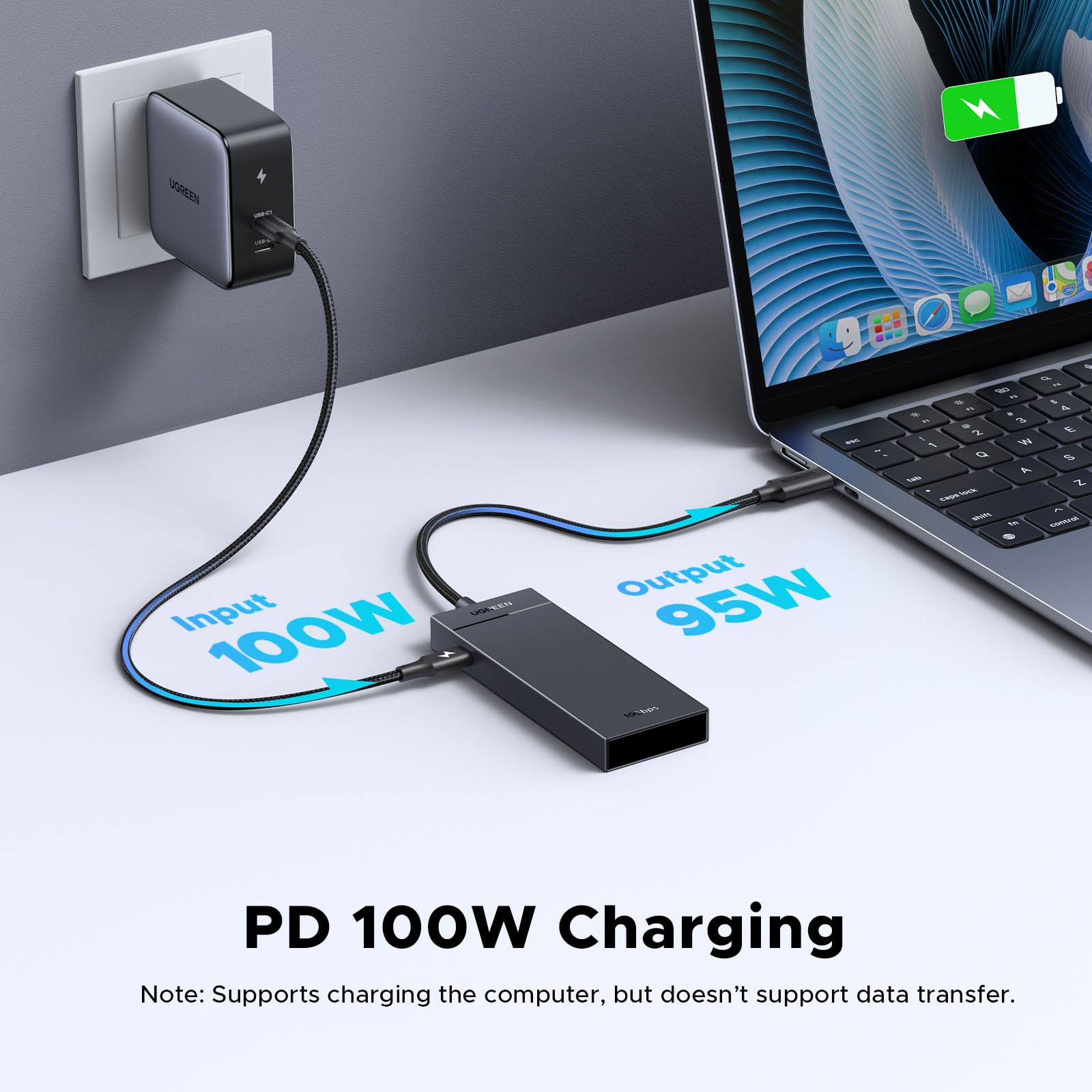 Foto 4 | Hub Usb C Ugreen Pd 100 W 10 Gbps 5 En 1 Con 4 Usb-c 3.2 - Venta Internacional.