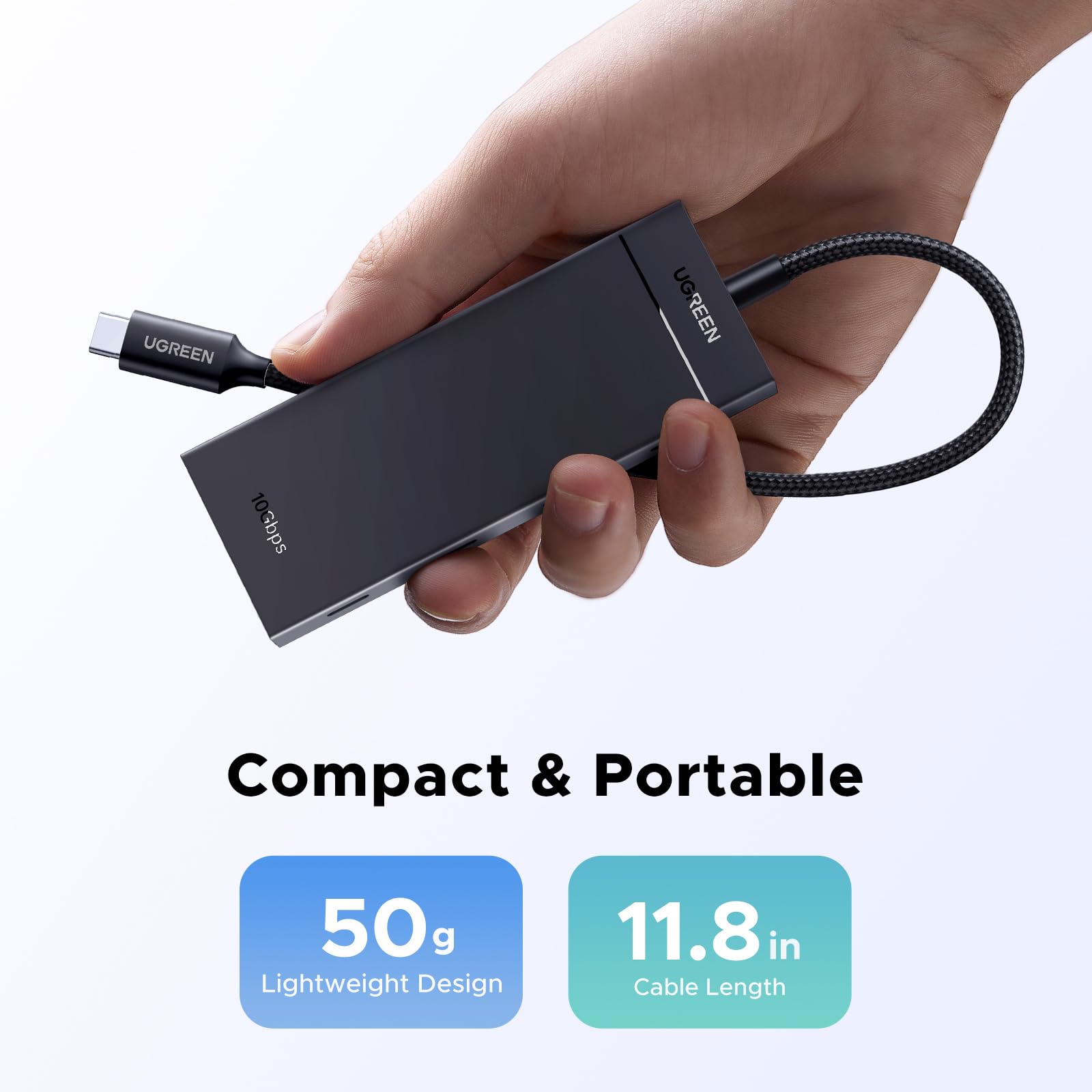 Foto 7 | Hub Usb C Ugreen Pd 100 W 10 Gbps 5 En 1 Con 4 Usb-c 3.2 - Venta Internacional.