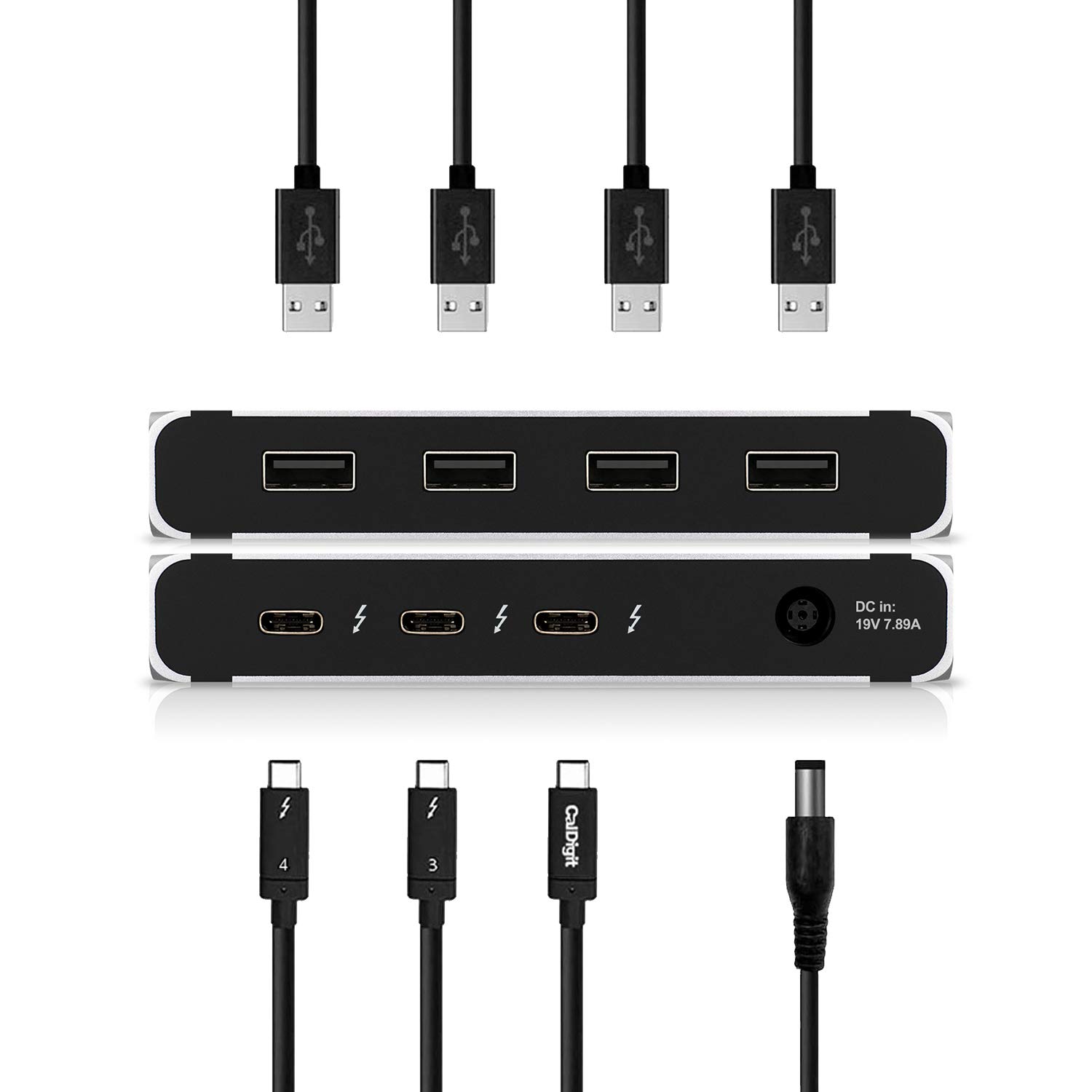 Thunderbolt 4 Element Hub Caldigit 4x Usb4 Con Carga De 60 W - Venta Internacional.