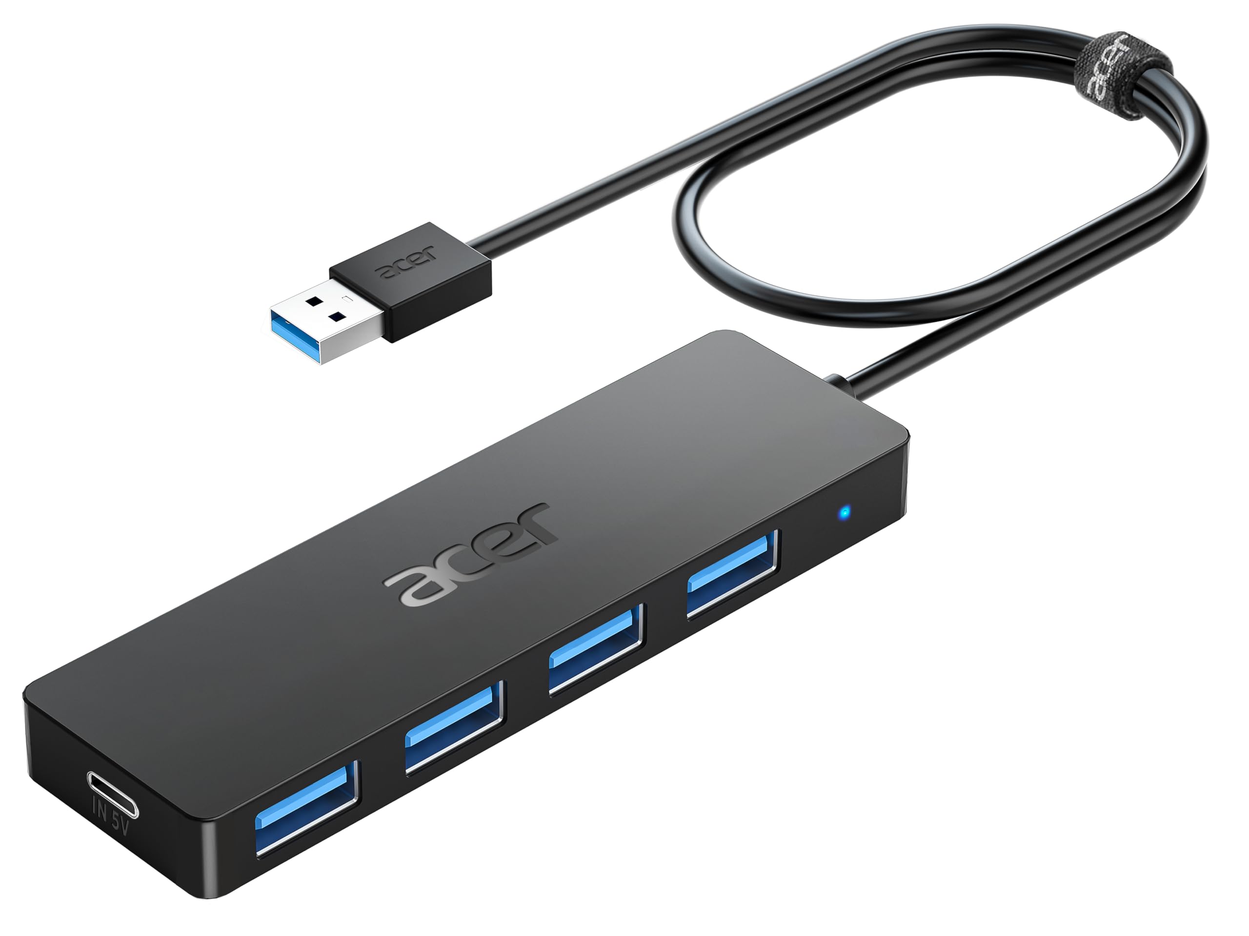 Foto 2 pulgar | Hub Usb Acer De 4 Puertos Usb 3.0 Con Puerto De Alimentación Usb C, Cable De 2 Pies - Venta Internacional.