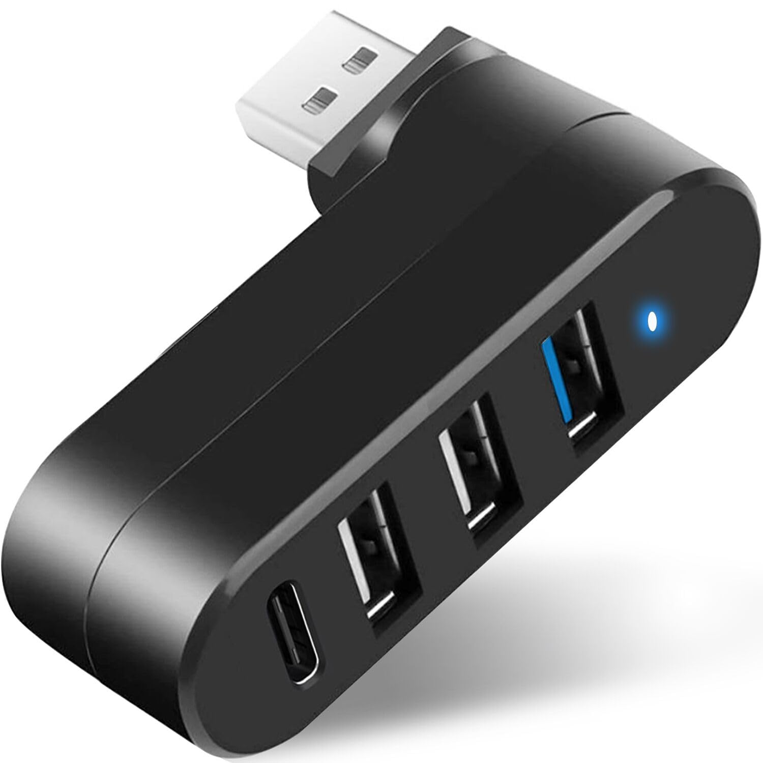 Foto 1 | Hub Usb Vienon Usb 3.0 De 4 Puertos Con 3 Puertos Usb Y 1 Puerto De Alimentación/datos Usb C - Venta Internacional.