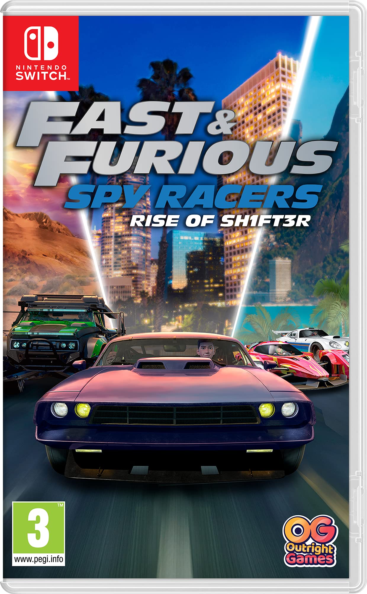 Foto 2 pulgar | Videojuego Nintendo Switch Fast And Furious Spy Racers Sh1ft3r - Venta Internacional.