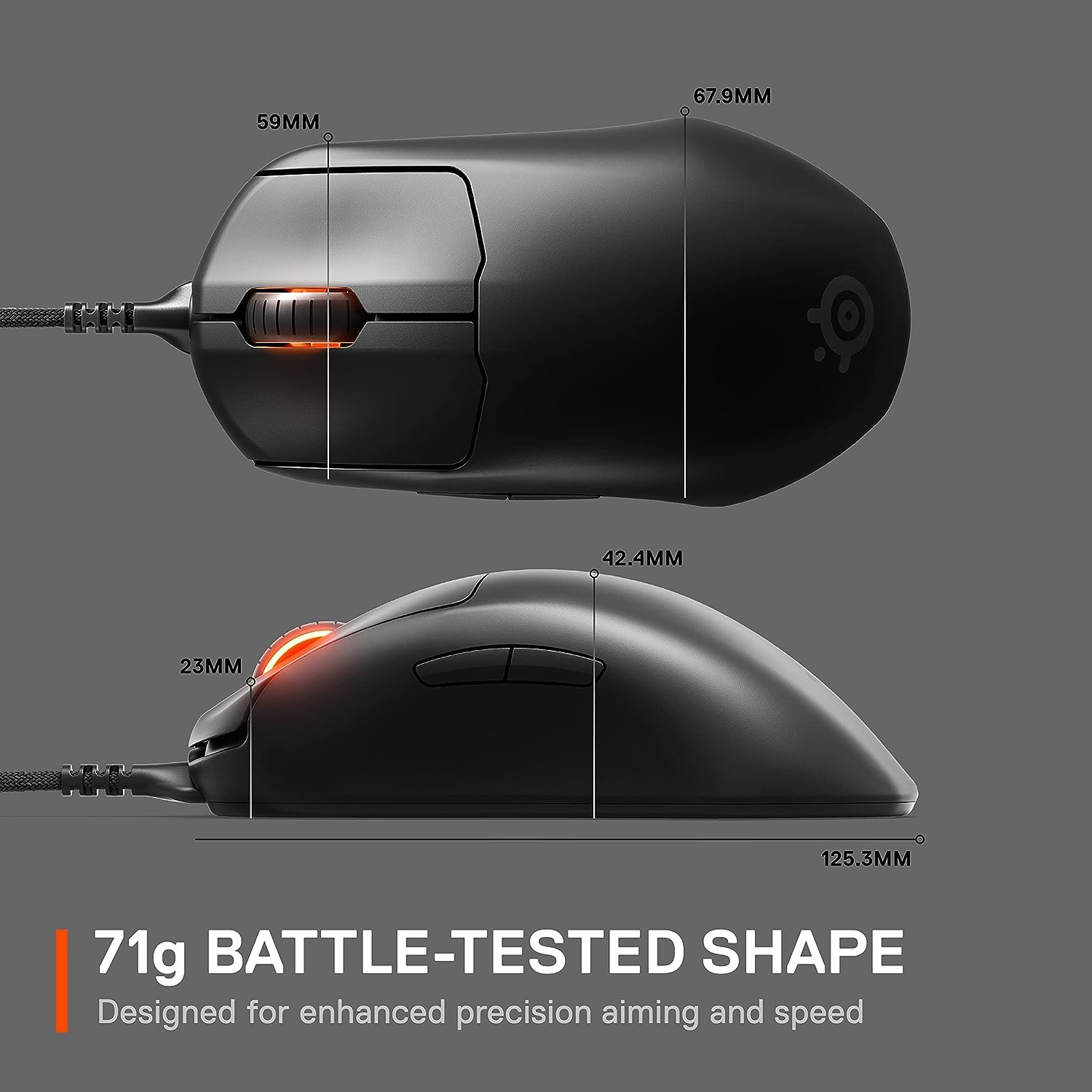 Foto 4 pulgar | Ratón Para Videojuegos Steelseries Prime Esports Performance 18.000 Cpi - Venta Internacional.