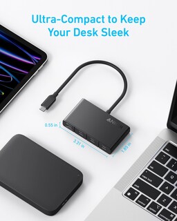 Foto 7 | Concentrador USB-C Anker 4 en 1 de 10 Gbps con Entrada PD de 100 W y 4 Puertos - Venta Internacional