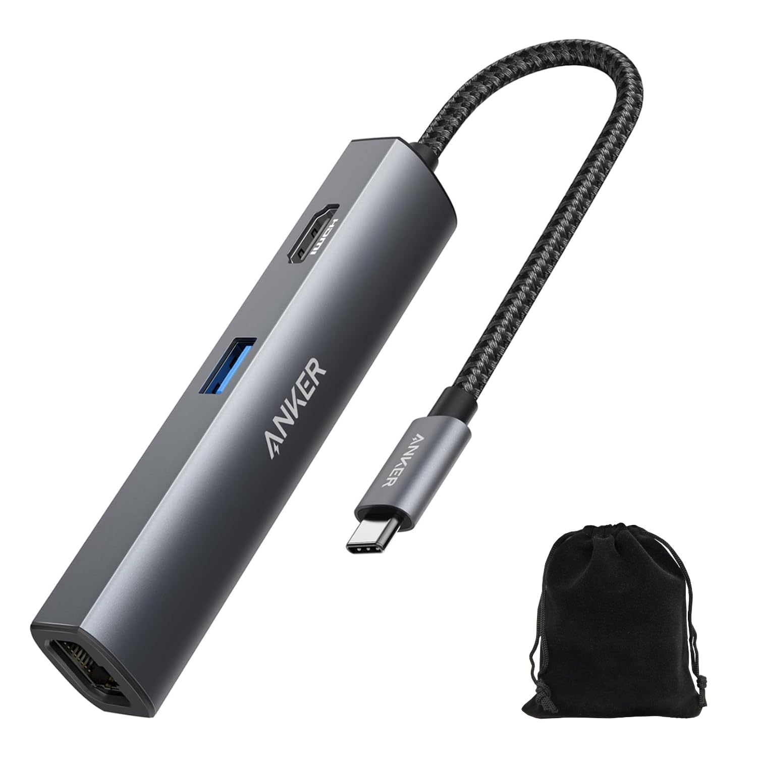 Foto 1 | Adaptador Usb C Hub Anker Powerexpand+ 5 En 1 Con Hdmi 4k - Venta Internacional.