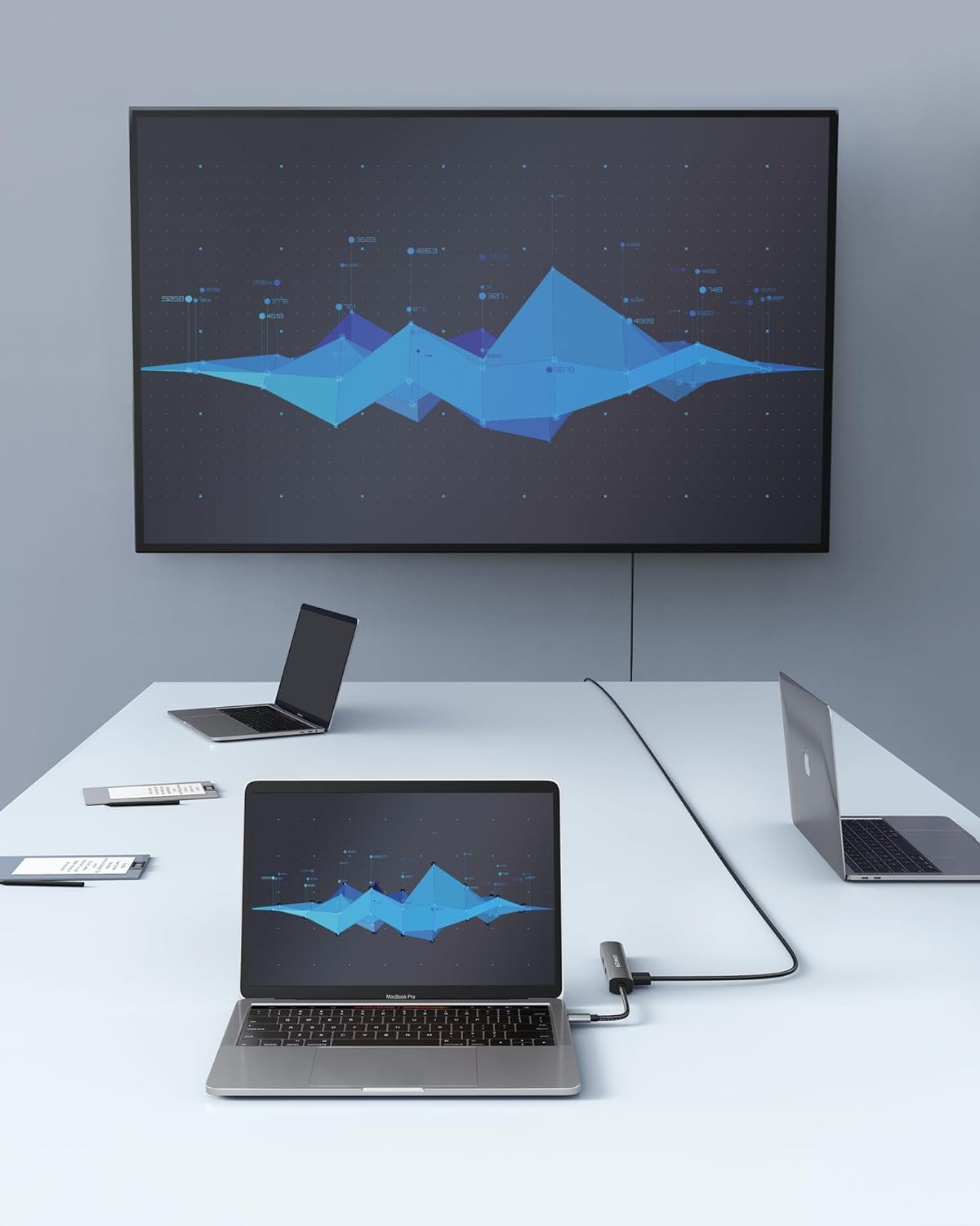Foto 6 | Adaptador Usb C Hub Anker Powerexpand+ 5 En 1 Con Hdmi 4k - Venta Internacional.