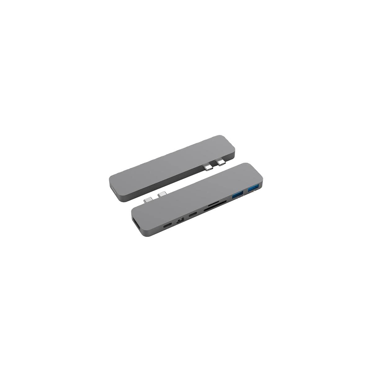Foto 3 pulgar | Hub Usb-c Sanho Hyperdrive Pro 8 En 2 Para Macbook Pro Silver - Venta Internacional.