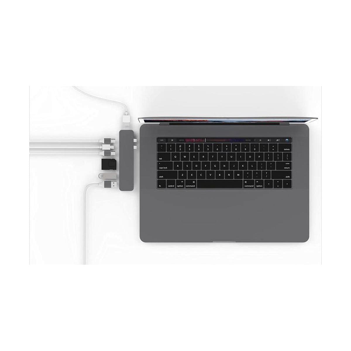 Foto 6 pulgar | Hub Usb-c Sanho Hyperdrive Pro 8 En 2 Para Macbook Pro Silver - Venta Internacional.