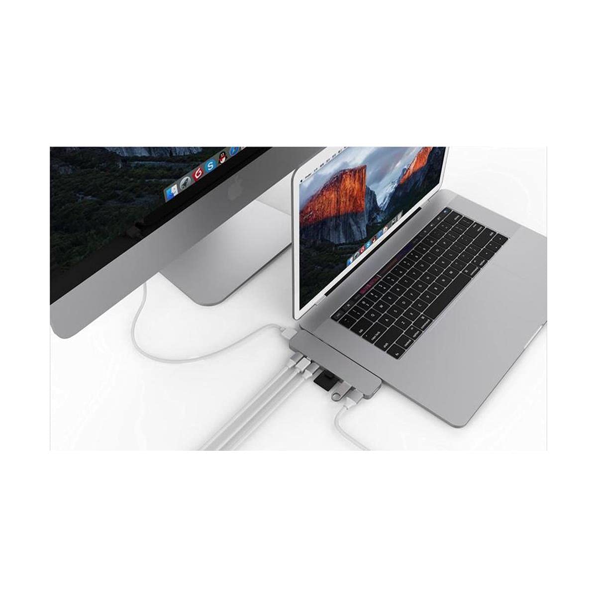 Foto 6 pulgar | Hub Usb-c Sanho Hyper Hyperdrive Pro 8 En 2 Para Macbook - Venta Internacional.