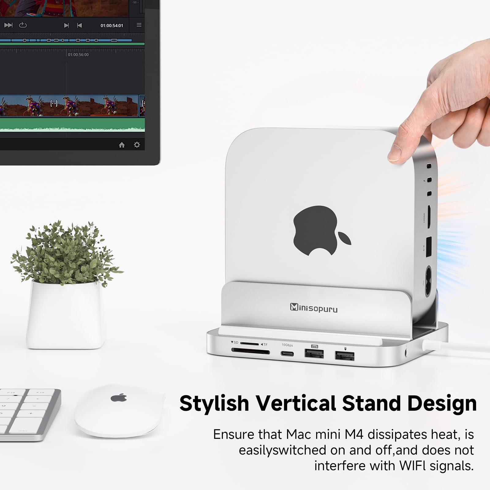 Foto 4 pulgar | Mini Dock & Stand Iexpandmate Mini218b Pro Mac Mini M4 - Venta Internacional.