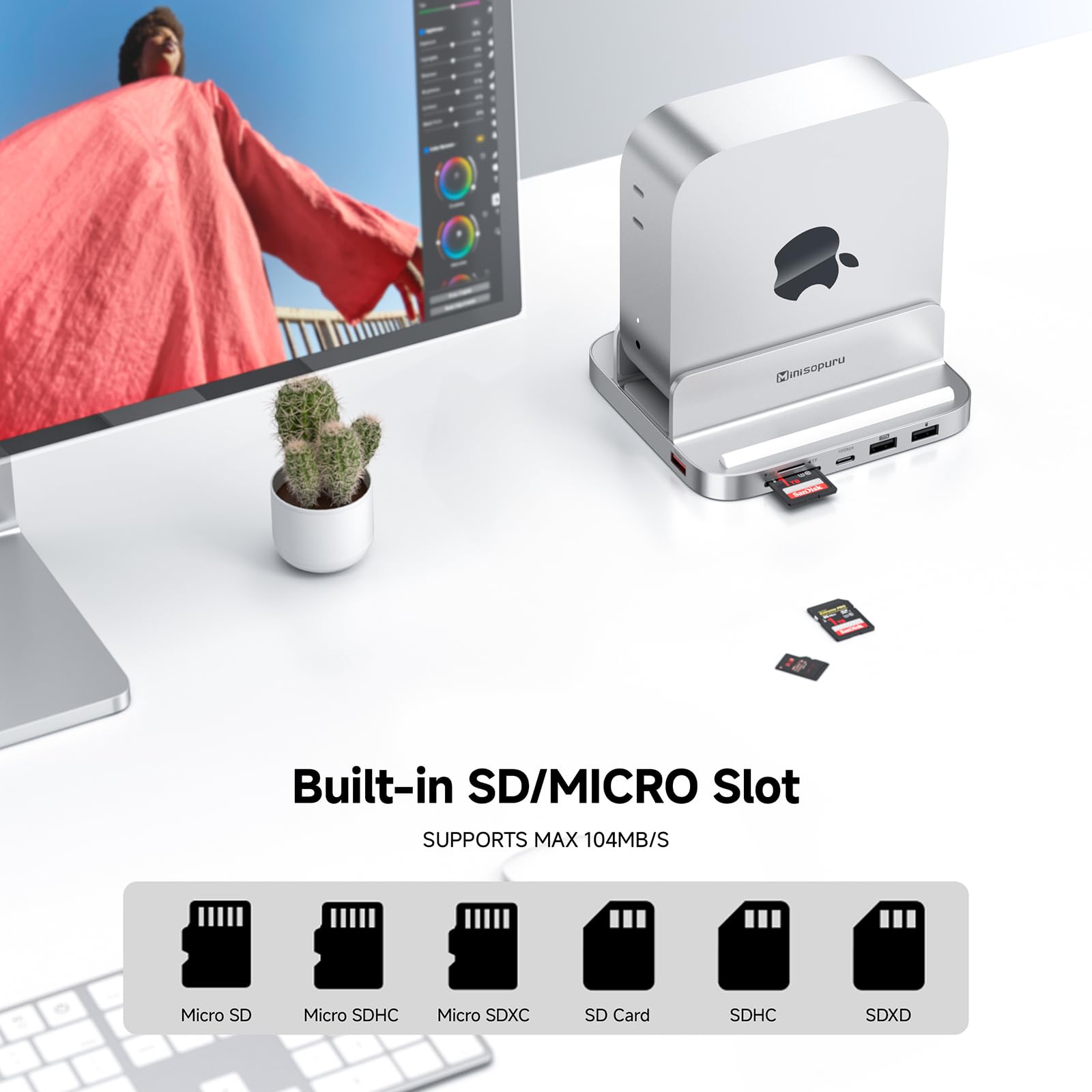 Foto 5 pulgar | Mini Dock & Stand Iexpandmate Mini218b Pro Mac Mini M4 - Venta Internacional.
