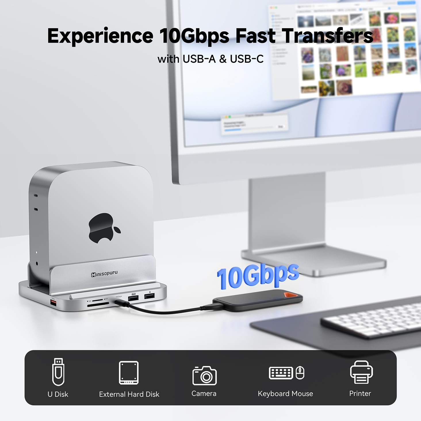 Foto 6 pulgar | Mini Dock & Stand Iexpandmate Mini218b Pro Mac Mini M4 - Venta Internacional.