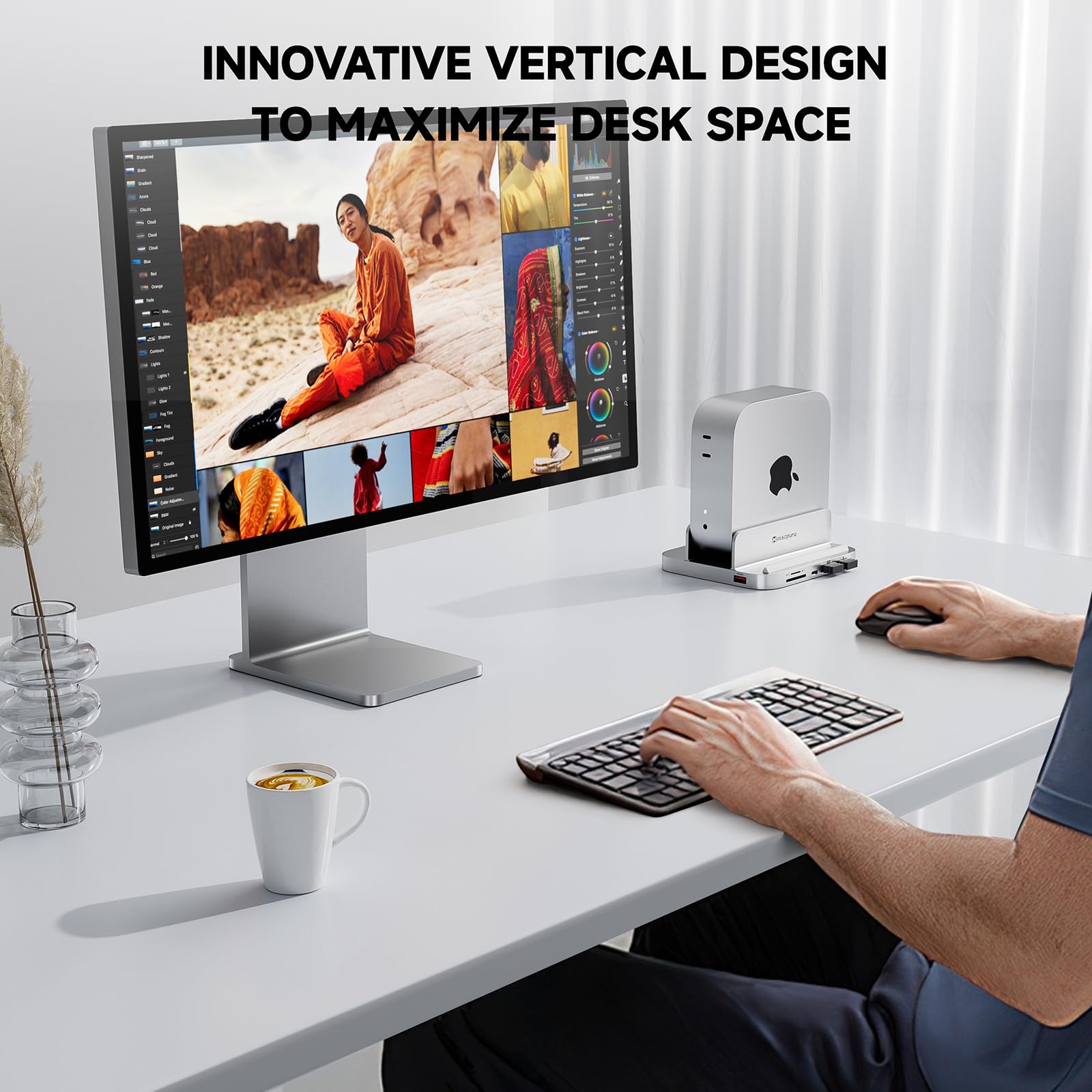 Foto 7 pulgar | Mini Dock & Stand Iexpandmate Mini218b Pro Mac Mini M4 - Venta Internacional.
