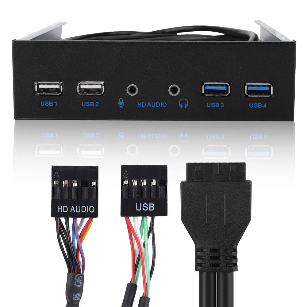 Foto 2 | Hub Usb Ashata Del Panel Frontal De 5,25 Pulgadas Con 2 Puertos Usb 3.0 Y 2 Puertos Usb 2.0 - Venta Internacional.