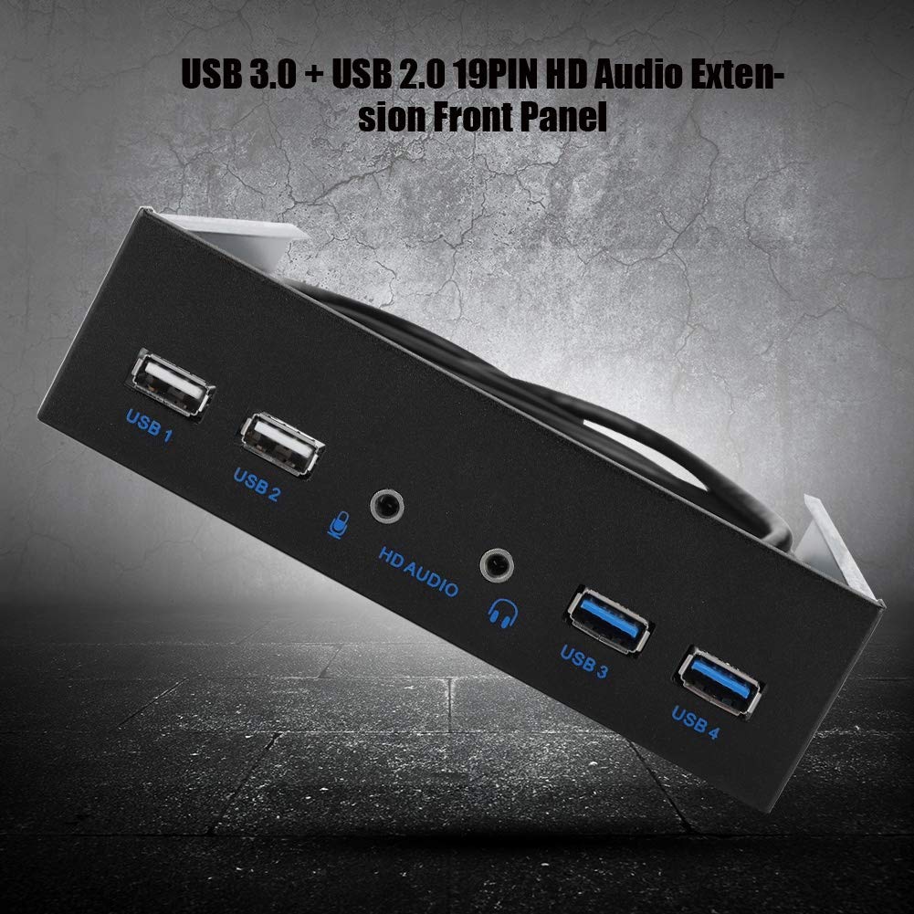 Foto 3 | Hub Usb Ashata Del Panel Frontal De 5,25 Pulgadas Con 2 Puertos Usb 3.0 Y 2 Puertos Usb 2.0 - Venta Internacional.